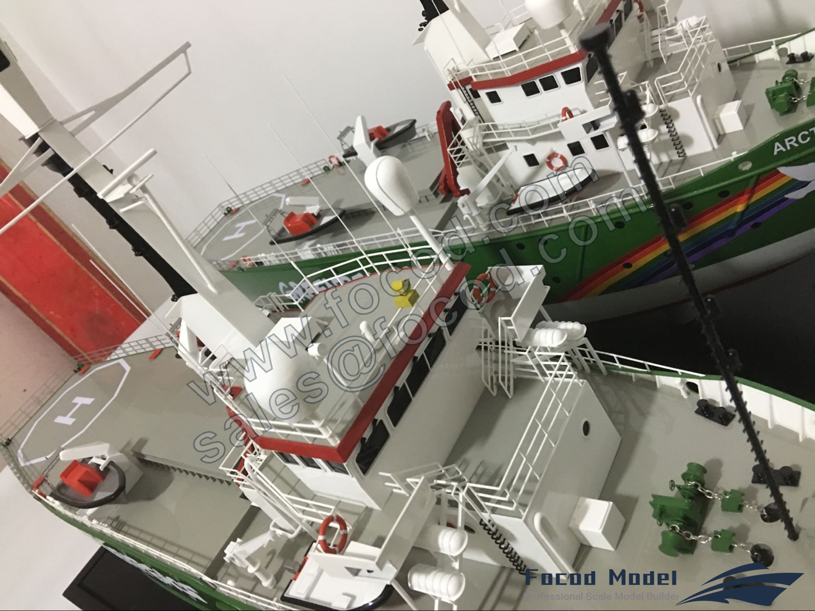 custom made model of Arctic考察船